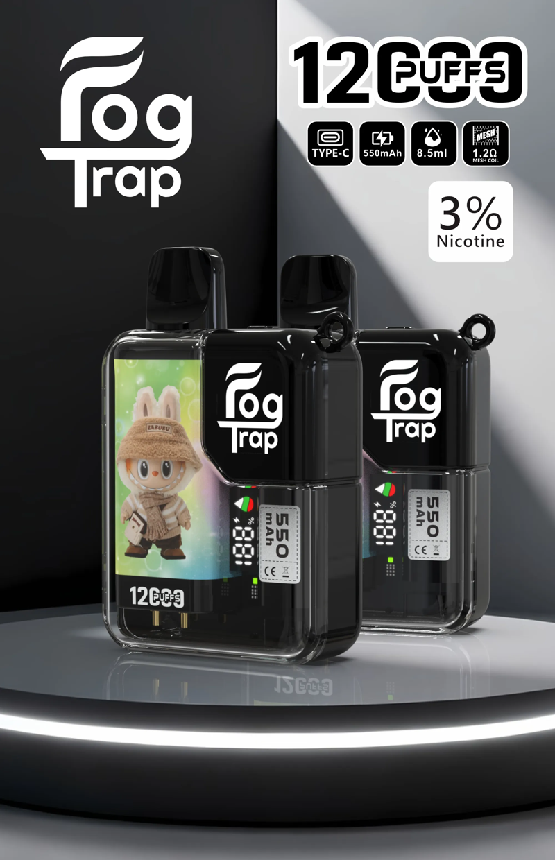 Fog Trap LABUBU 拉布布系列 12000口拋棄式電子菸 2 Fog Trap LABUBU 拉布布系列 12000口拋棄式電子菸:圖片 2