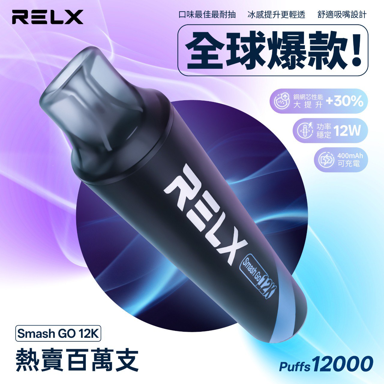 RELX Smash Go 12000 一次性電子煙 14 RELX Smash Go 12000 一次性電子煙:圖片 14