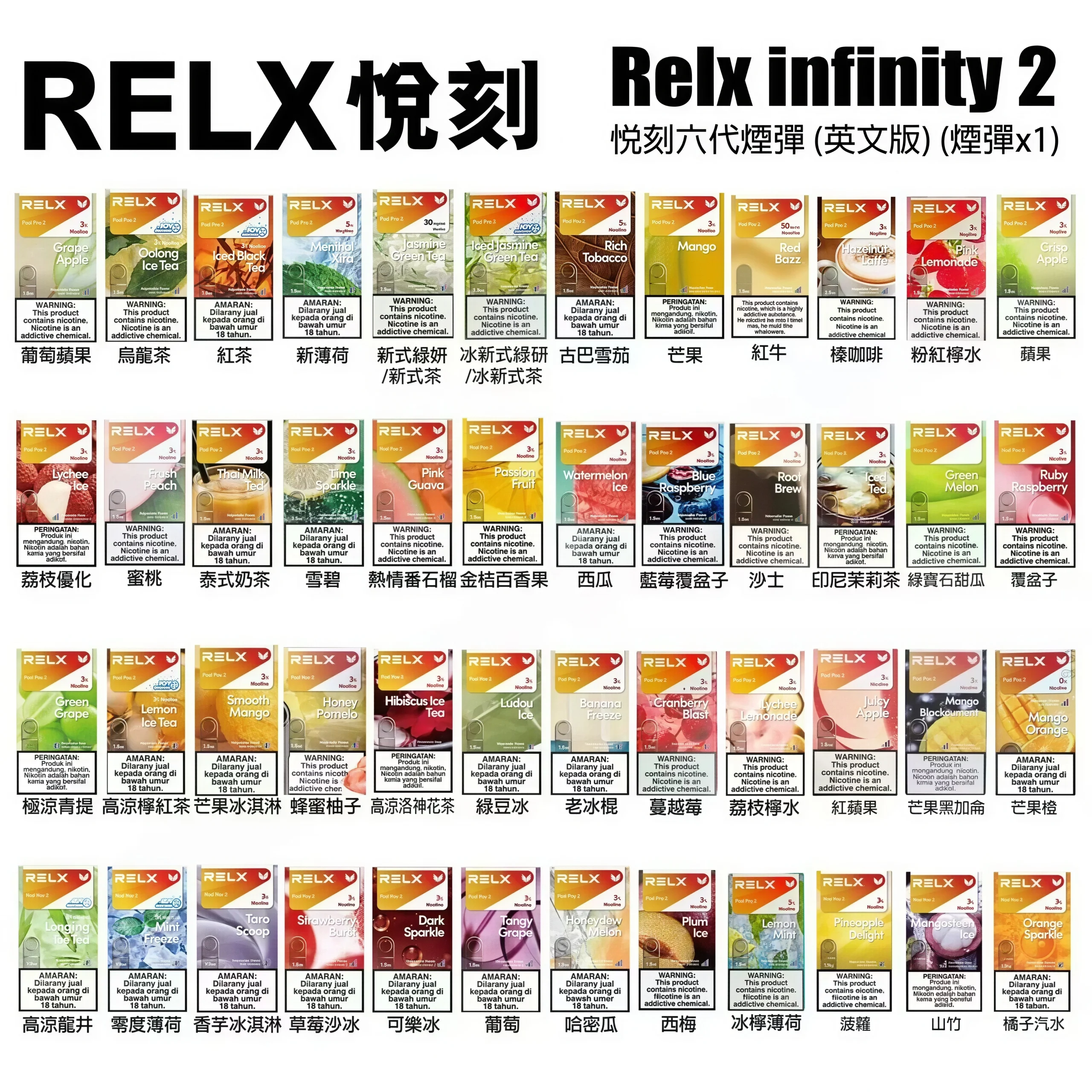 Relx Infinity 2 悅刻無限六代煙彈 三颗起售 11 Relx Infinity 2 悅刻無限六代煙彈 三颗起售:圖片 11