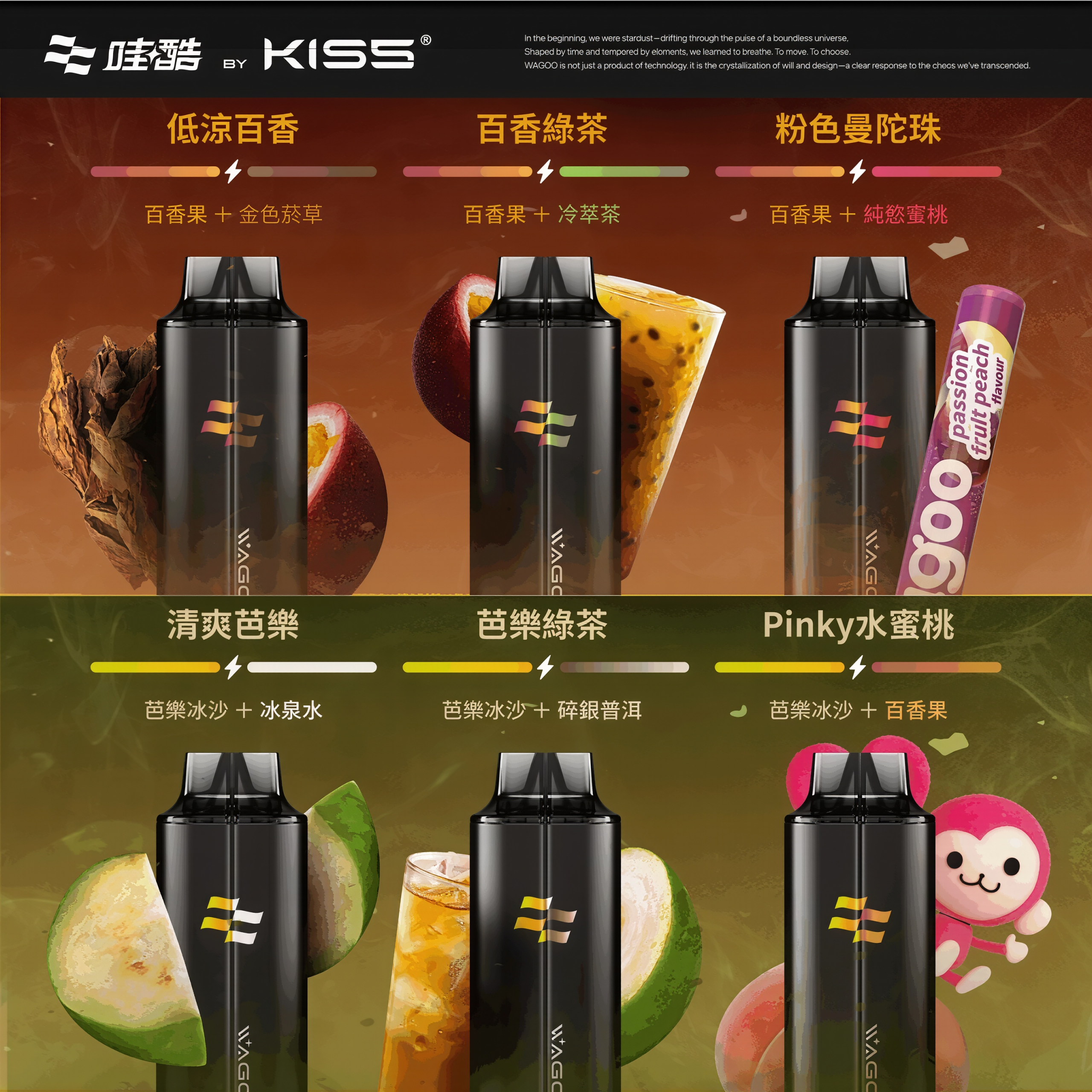 WAGOO哇酷 Kis5 6500口拋棄式電子菸 - 喜貝貝 2 WAGOO哇酷 Kis5 6500口拋棄式電子菸 - 喜貝貝:圖片 2